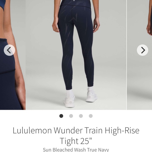 Lululemon Wunder Train 25” leggings - Picture 1 of 5